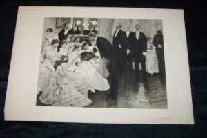 Antique High-Life Jean Beraud Litho Etching Art Print