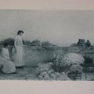 Antique Twilight in Paris~Childe Hassam~Photogravure Art Print