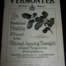 Antique THE VERMONTER State Magazine April 1909 Vermont VT