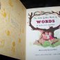 Vintage THE LITTLE GOLDEN BOOK OF WORDS Illustrated by Gertrude Elliott