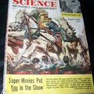Vintage POPULAR SCIENCE Magazine Panoramic Movie Aug 1950