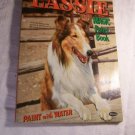 Vtg 1956 LASSIE Magic Paint Coloring Children's Book Whitman
