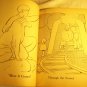 Vtg 1956 LASSIE Magic Paint Coloring Children's Book Whitman