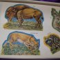 Vintage Compton's Pictured Encyclopedia ANIMAL FUN Milton Bradley Children's Activity Card Game