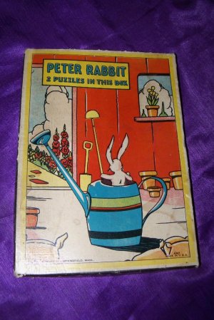 Vintage 1930s PETER RABBIT Milton Bradley Puzzle Lot 4343