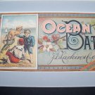 Victorian 1880s OCEAN BATH Larkins Label Chromo Litho