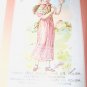 Antique Victorian Trade Card Little Girl Chromo Litho