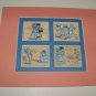 Antique Victorian Trade Card Playing Children Lot 4 Mat