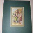 Antique Victorian Trade Card Ivorine Soap Washer Women