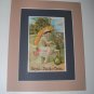 Antique Victorian Trade Card Royal Dutch Cocoa Girl