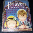 Vintage 1952 PRAYERS FOR CHILDREN A Little Golden Book Eloise Wilkin 1st Ed