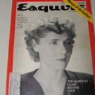 Vintage ESQUIRE Magazine August 1974 Clare Boothe Luce
