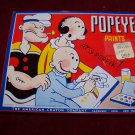 Vintage 1950s-1960s Popeye Tin Paint Set Box, American Crayon Company Toy
