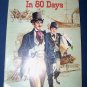 Vintage 1957 Around the World in 80 Days Jules Verne Gold Picture Classic CL-407 PB Book