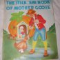 Vintage 1936 STICK 'EM BOOK OF MOTHER GOOSE Sticker Stamp Book