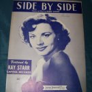Vintage SIDE BY SIDE by Harry Woods Kay Starr Music Sheet