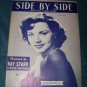 Vintage SIDE BY SIDE by Harry Woods Kay Starr Music Sheet