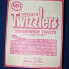 Vintage Y&S Candies Twizzlers Strawberry TwistsTwin Bar Strawberry Twists Box