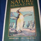 Vintage NATURE Magazine January 1931 vol 17 #1 Emperor Penguin Cover