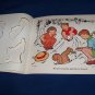 Vintage 1950 my pets stick'em to push out paste children's book Platt Munk