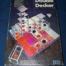 Vintage 1970 DOUBLE DECKER Pressman Strategy 3D Three Dimensional Block Stack Game