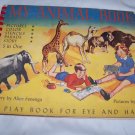 Vintage 1949 My Animal Book Stencil Play Book for Eye Hand Book