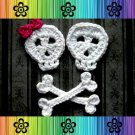 Skull and Crossbones Applique