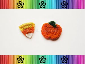Pumpkin and Candy Corn Applique Pattern