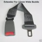 GRAY Seat Belt Extension Extender Universal-NEW Fit 22mm wide Buckle free ship