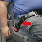 GRAY Seat Belt Extension Extender Universal-NEW Fit 22mm wide Buckle free ship