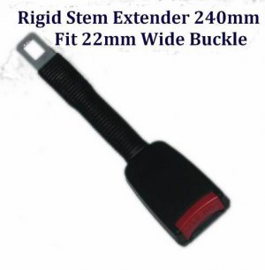 Rigid Stem  9.5" Seat Belt Extender Extension For 22mm Buckle NEW  free ship