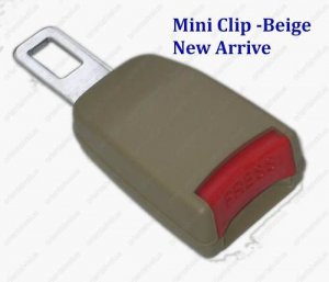Seat Belt Extender Extension  clip For 7/8" wide  Buckle beige color NEW  free ship