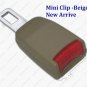 Seat Belt Extender Extension  clip For 7/8" wide  Buckle beige color NEW  free ship