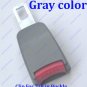 Seat Belt Extender Extension  clip For 7/8" wide  Buckle grey color NEW  free ship