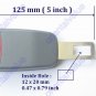 Seat Belt Extender Extension clip For 7/8" wide Buckle grey color NEW free ship