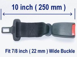 Seat Belt Extension Extender Fit 7/8inch  wide Buckle free ship 7-10days to usa