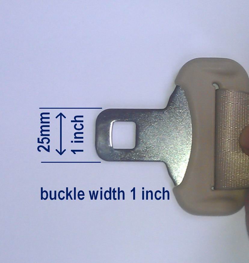 Seat Belt Extension For HONDA CRV , ACCORD Rear Seat 1" Wide Buckle free ship 710days to USA