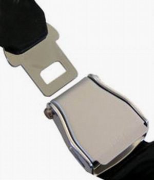 Airplane Airline Seat Belt Extension Extender -black freeship 7-11days to USA