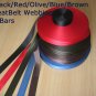 100 Ft ROLL 2" SEAT BELT SAFETY STRAP WEBBING 5 COLORS to USA 14-20 days arrive
