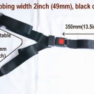 PAIR OF ADJUSTABLE 3 POINT SEAT BELT LAP BELT UNIVERSAL