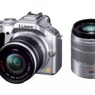 Panasonic DMC-G5W (PAL) with 14-42mm 45-150mm Silver