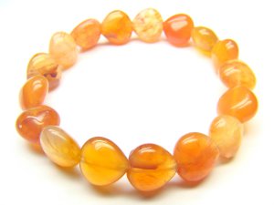 BAGXSS0810X Agate Heart Shape 10mm Bracelet