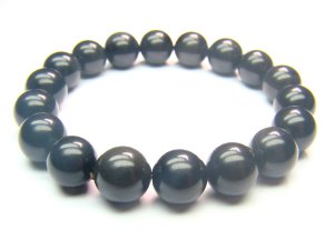BOBXRS1200X Obsidian  Round Shape  10mm Bracelet