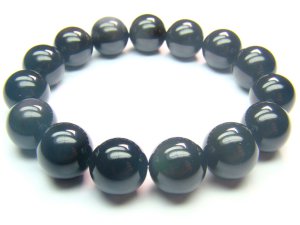 BOBXRS1600X Obsidian  Round Shape  14mm Bracelet