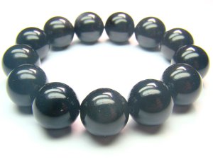 BOBXSP1000X Obsidian  Round Shape  16mm Bracelet