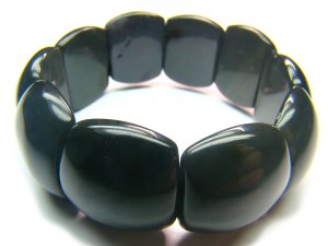 BTEXRS0600X Obsidian  Rectangular   20x24mm Bracelet