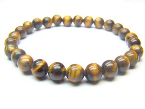 BTEXRS0800X Tiger Eye  Round Shape  6mm Bracelet