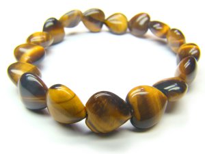 BTEXAP1000C Tiger Eye  Heart Shape  10mm Bracelet