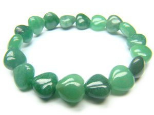 BAVXHS1200X Aventurine Heart Shape 10mm Bracelet