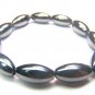 BHEXHS0800X Hematite Rice Shape 8x16mm Bracelet